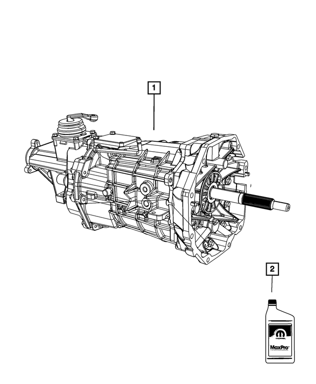 68083527AB - TR6060; 6-Speed; Manual Transmission: Transmission for Mopar Image