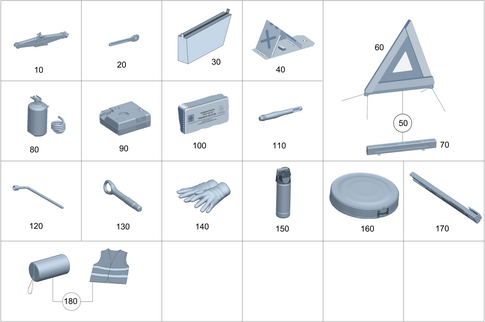Tools and Accessories for 2025 Mercedes-Benz EQB 300 #0