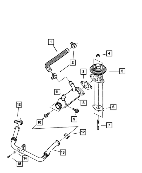 EGR System for 2004 Jeep Liberty #0