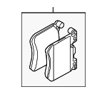 34117852969 - : Brake Pads Front for BMW: X5, X6 Image