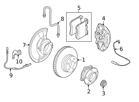 Anti-Lock Brakes for 2018 BMW X6 #1