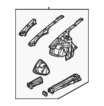 41148234036 - Body: Apron Assembly for BMW: 323Ci, 323i, 325Ci, 325i, 325xi, 328Ci, 328i, 330Ci, 330i, 330xi, M3 Image