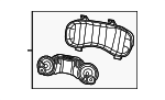 68294055AJ - : Instrument Cluster for Ram: 1500 Image