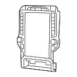 68526524AC - Body: Center Display Assembly for Ram: 1500 Image