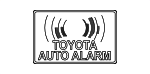 7451506010 - Body: Anti-theft Label for Toyota: 4Runner, Avalon, Camry, Corolla, Highlander, Land Cruiser, Mirai, RAV4, RAV4 Prime, Sequoia, Sienna, Solara, Tacoma, Tundra, Venza, Yaris Image