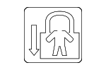 6933906040 - Body: Child Lock Label for Toyota: Avalon, Camry, Corolla, Highlander, RAV4, RAV4 Prime, Sequoia, Sienna, Tacoma, Tundra, Venza Image