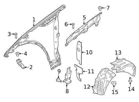 Fender & Components for 2023 Land Rover Discovery #0