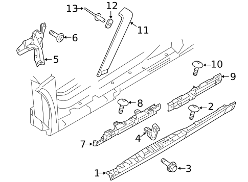 Exterior Trim - Pillars for 2011 Audi R8 #0