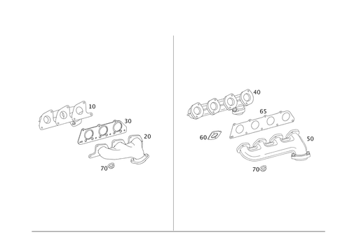 Exhaust Manifold for 2006 Mercedes-Benz CLS500 #0