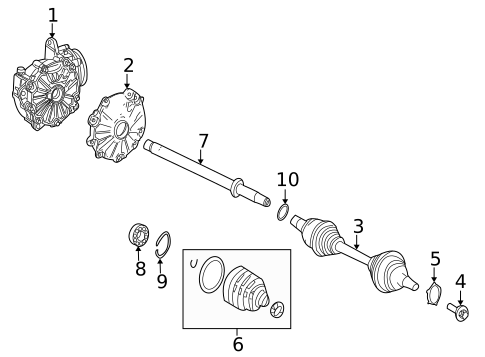 CARRIER & FRONT AXLES for 2014 Mercedes-Benz C63 AMG #0