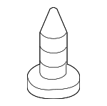 32019931 - Body: Bumper Cover Screw for Saab Image