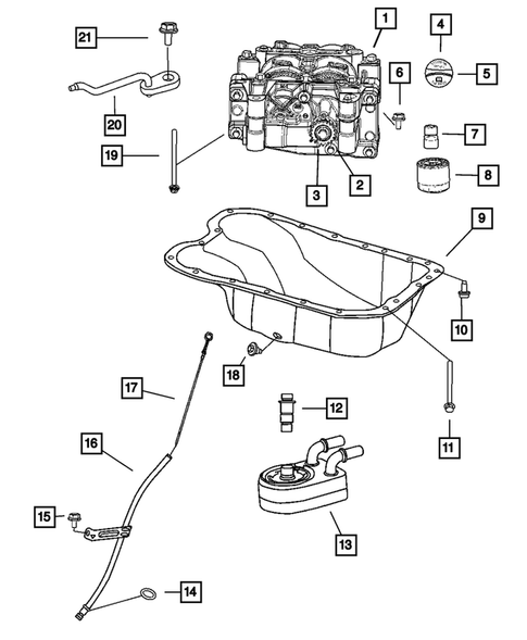 Timing Belt/Chain and Cover and Balance Shaft for 2008 Dodge Caliber #0