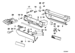 51168167282 - Vehicle Trim: Cover Glove Box Lower for BMW Image