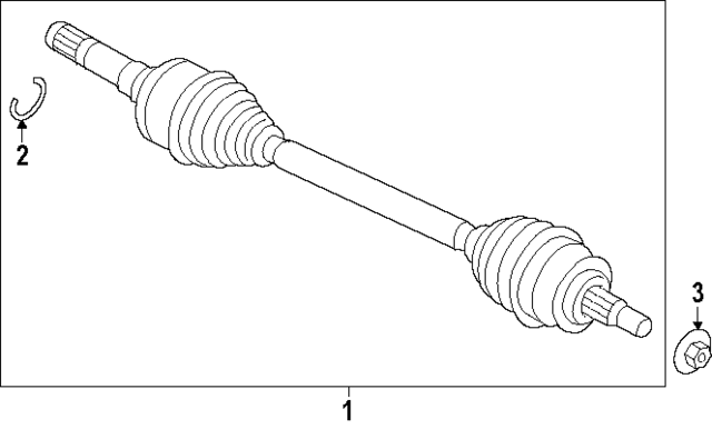 KR3Z4K139E - : Axle Assembly for Ford: Mustang Image