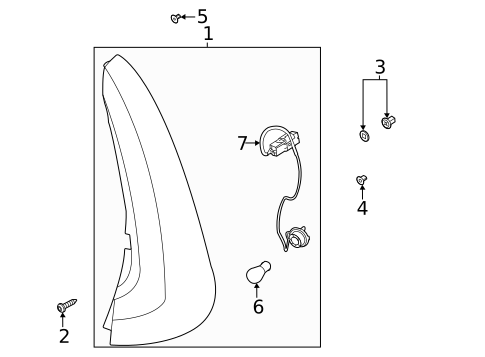Tail Lamps for 2024 Kia Soul #1