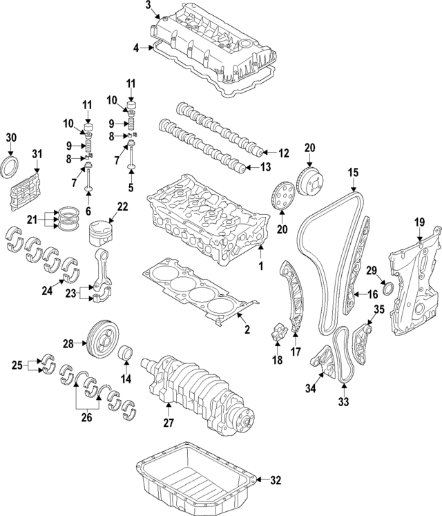 230402G410 - : Piston Ring Set for Kia Image
