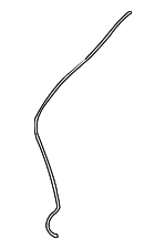 9J70031047 - Body: Washer Hose for Genesis: Electrified G80, G70, G80, G90, GV60, GV80, GV80 Coupe | Hyundai: Accent, Azera, Elantra, Elantra Coupe, Elantra GT, Elantra N, Entourage, Equus, Genesis, Genesis Coupe, Ioniq, Ioniq 5, Ioniq 6, Kona, Kona Electric, Kona N, Palisade, Santa Cruz, Santa Fe, Santa Fe Sport, Santa Fe XL, Scoupe, Sonata, Tiburon, Tucson, Veloster, Veloster N, Venue, Veracruz Image