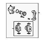 581303L100 - Brakes: Caliper Assembly for Kia: Amanti Image