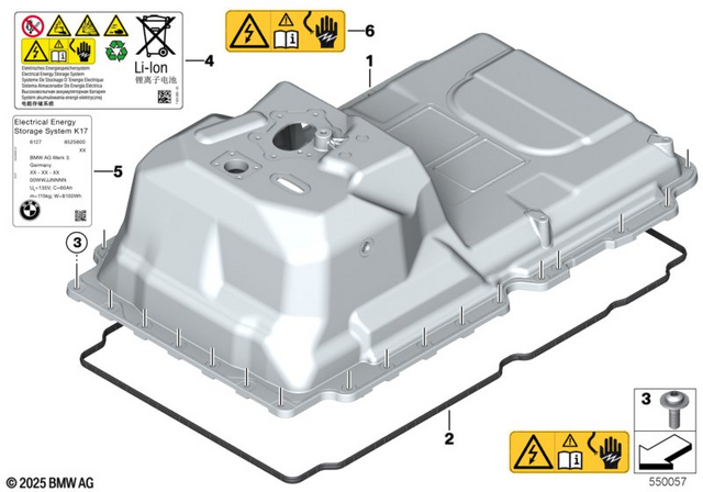 61271539505 - : Gasket                    for BMW-Motorrad Image