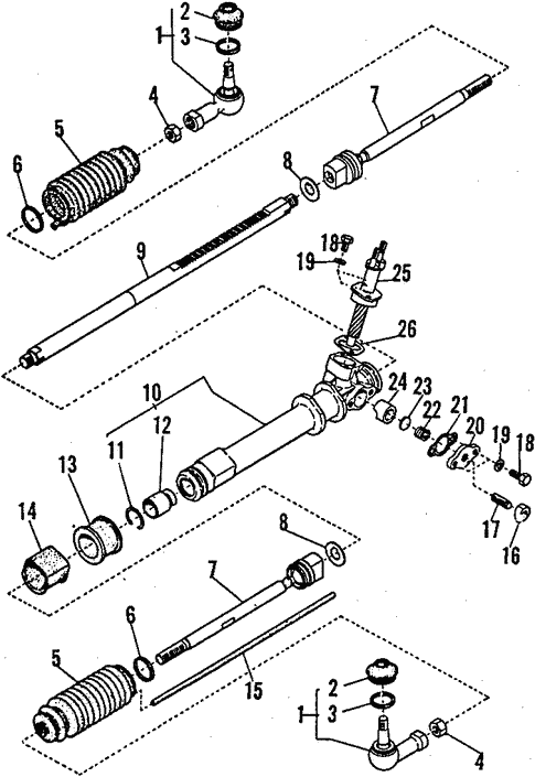 スバル　brat セット Steering Gear & Linkage for 1984 Subaru Brat | OEM Parts Online