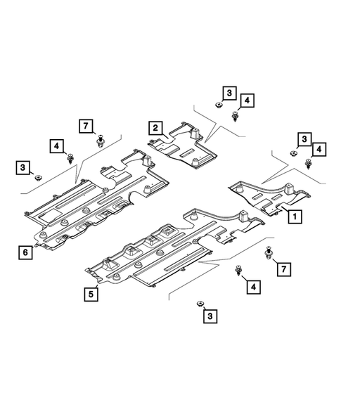 Under Body Protection for 2021 Fiat 500X #0