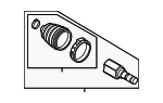 68413632AA - Suspension: Stub Shaft for Mopar Image