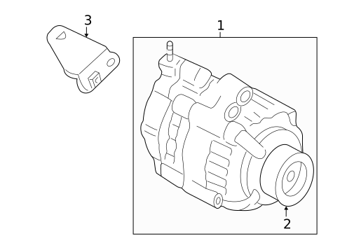 Alternator for 2013 Honda Accord #1