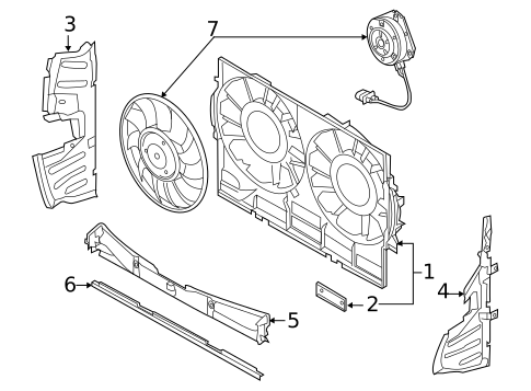 Radiators, Coolers & Related Components for 2016 Audi A8 Quattro #3