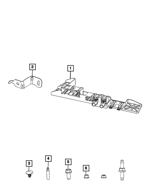 6502832 - Electrical: Hex Flange Head Screw for Mopar Image