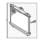 164000V120 - Cooling System: Radiator Assembly for Toyota: Avalon, Camry Image