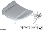 41009629102 - : Aluminum Engine Hood for BMW Image