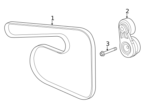 Belts & Pulleys for 2021 Chevrolet Malibu #0