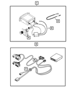 68029468AA - Mopar Accessories - Component Parts: Cable for Mopar Image