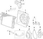 1632325070 - : Engine Coolant Thermostat Housing for Toyota Image