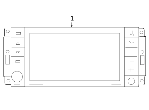 Navigation System Components for 2014 Dodge Avenger #0