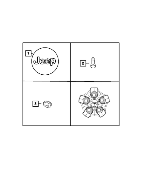 Wheel Covers and Center Caps for 2010 Jeep Patriot #0