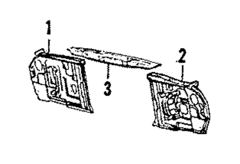 Radiator Support for 1989 Toyota Land Cruiser #0