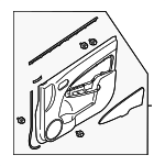 D6516842YL02 - : Door Trim Panel for Mazda Image