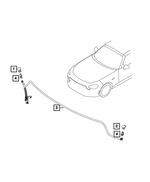 6RB07SSPAA - Electrical: Headlamp Washer Cover, Right for Mopar Image