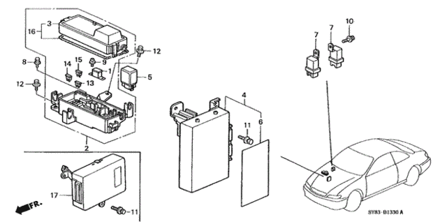 ABS Unit for 1997 Acura CL #0