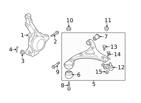 Suspension Components for 2012 Hyundai Sonata #0