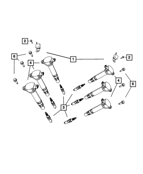 Ignition - Spark Plugs, Cables, Coils, and Glow Plugs for 2012 Chrysler 300 #0