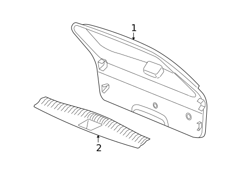 Interior Trim for 2007 Jeep Commander #0