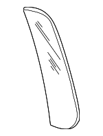 F77Z7825381AA - Body: Vent Glass for Ford: Explorer | Mercury: Mountaineer Image