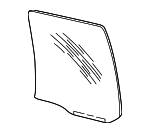 F87Z7825712AA - Body: Door Glass for Ford: Explorer | Mercury: Mountaineer Image