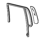 F87Z7825767BAA - Body: Run Channel for Ford: Explorer | Mercury: Mountaineer Image