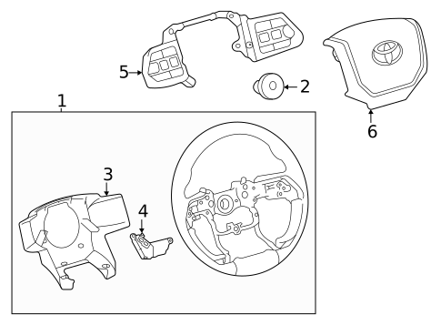 Steering Wheel for 2025 Toyota 4Runner #0