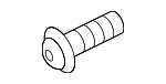 N91017401 - Body: Door Lock Striker Plate Bolt for Audi Image