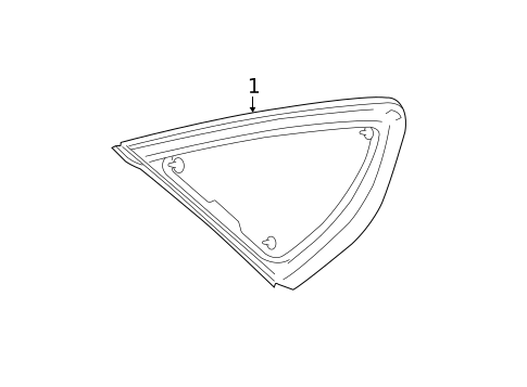 Glass & Hardware for 2017 Ford Fusion #0
