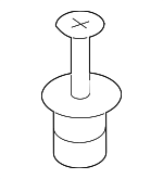 51717186168 - Body: Cowl Grille Retainer for BMW Image